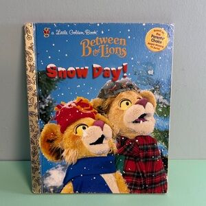 2001 Little Golden Book Between The Lions Snow Day, Kids TV Show Book